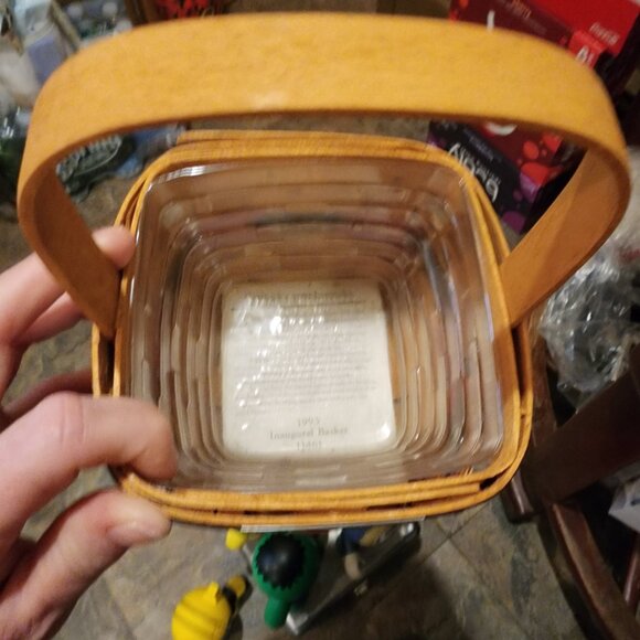 1993 Longaberger Inaugural Basket with Protector - Picture 3 of 5